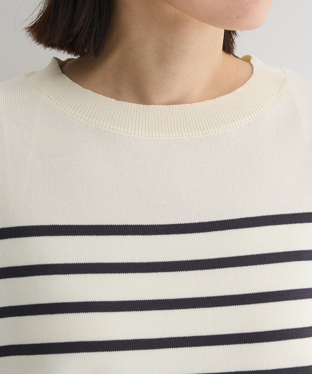 Green Parks 袖フレアフレンチスリーブニットプルオーバー 