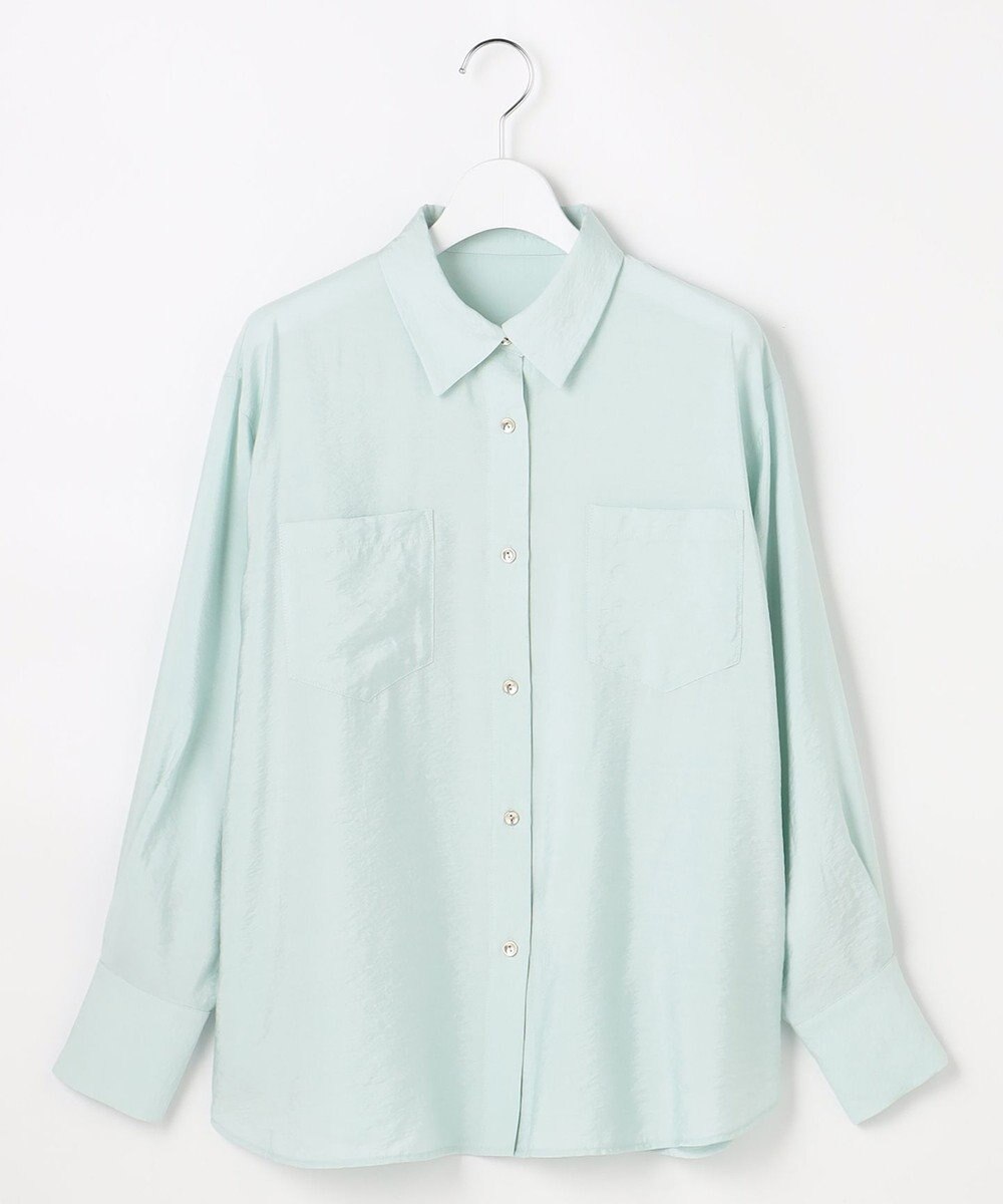 ANY SIS シアーダブルポケット シャツ 