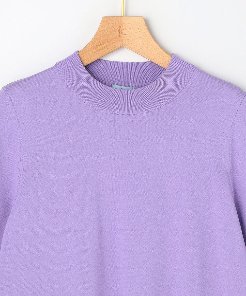 組曲 L 【先行予約】マイラックカラー 6分袖 ニット 