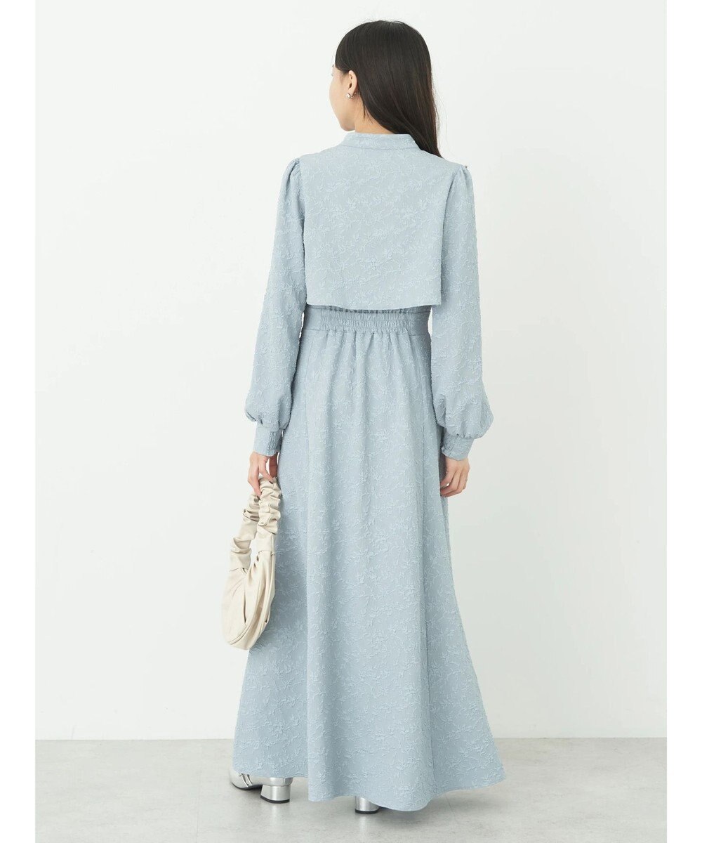 earth music&ecology ＳＥＴ２点ジャガードボレロ＋ワンピース 