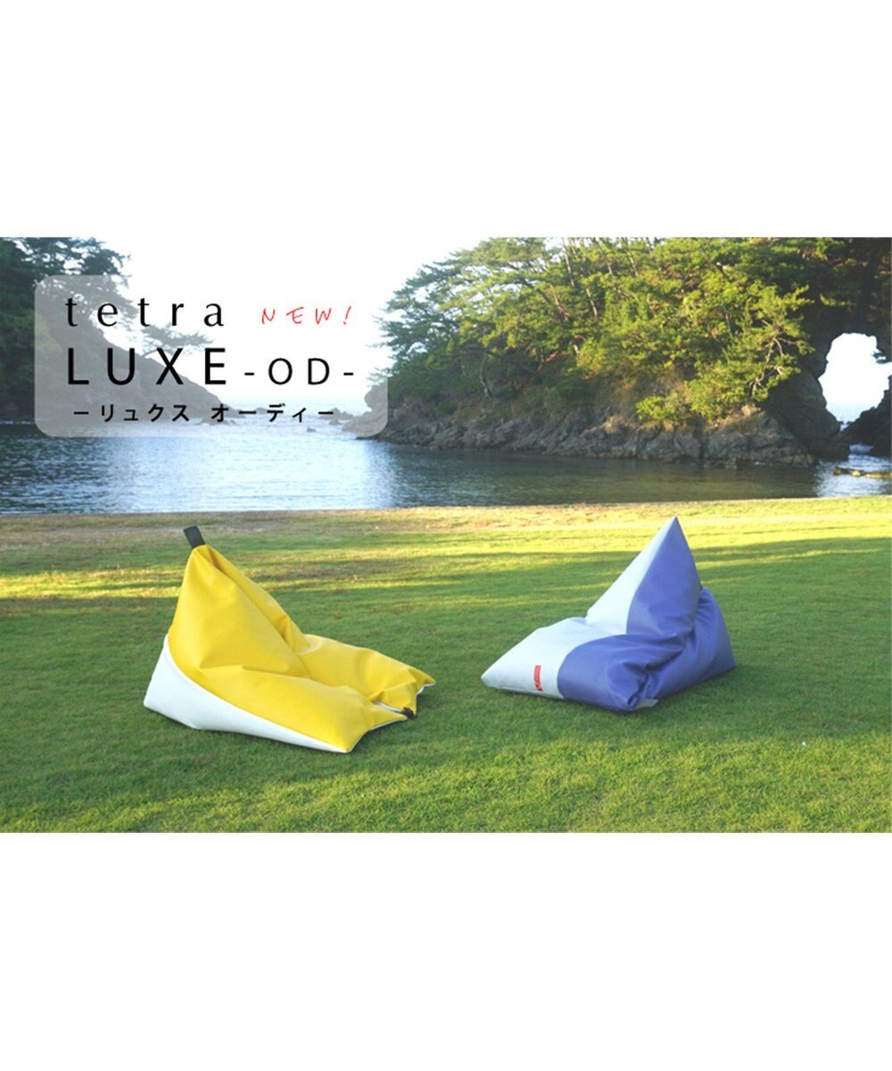 ビーズクッション tetra 【tetra LUXE】OD 3WAYビーズクッション 