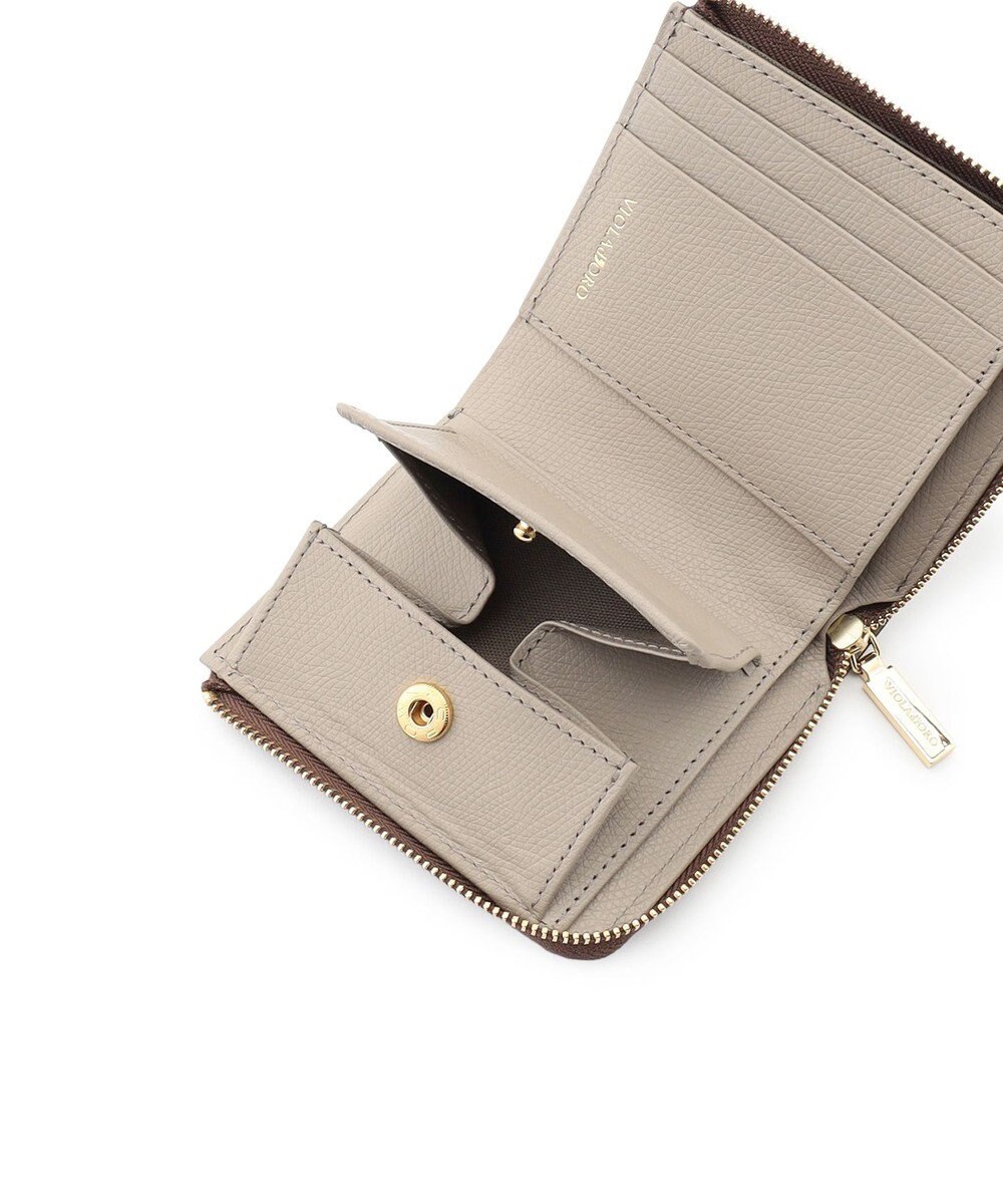 23区 VIOLAd'ORO L字ファスナー コンパクト ウォレット 