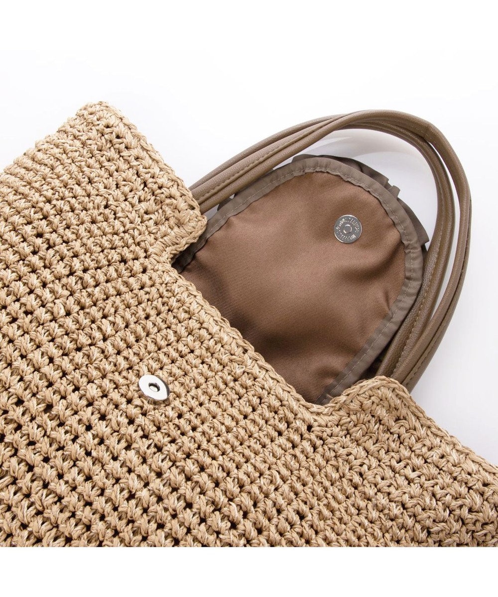 UNBILLION カシュカシュ cachecache / フリルフラップクロッシェトート 