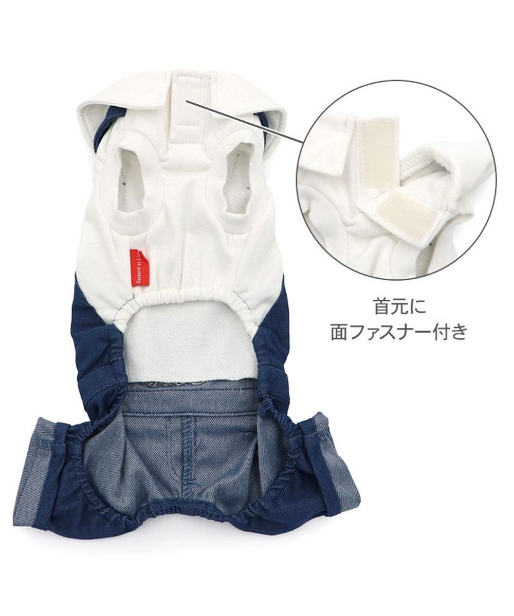 PET PARADISE リサとガスパール オーバーオール風 ロンパース 小型犬　　 