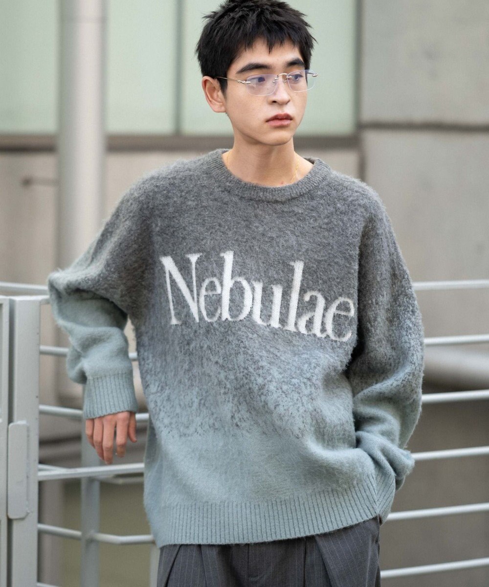 WEGO 【ユニセックス着用ITEM/MLサイズ展開】ファジーグラデーションプルオーバー 