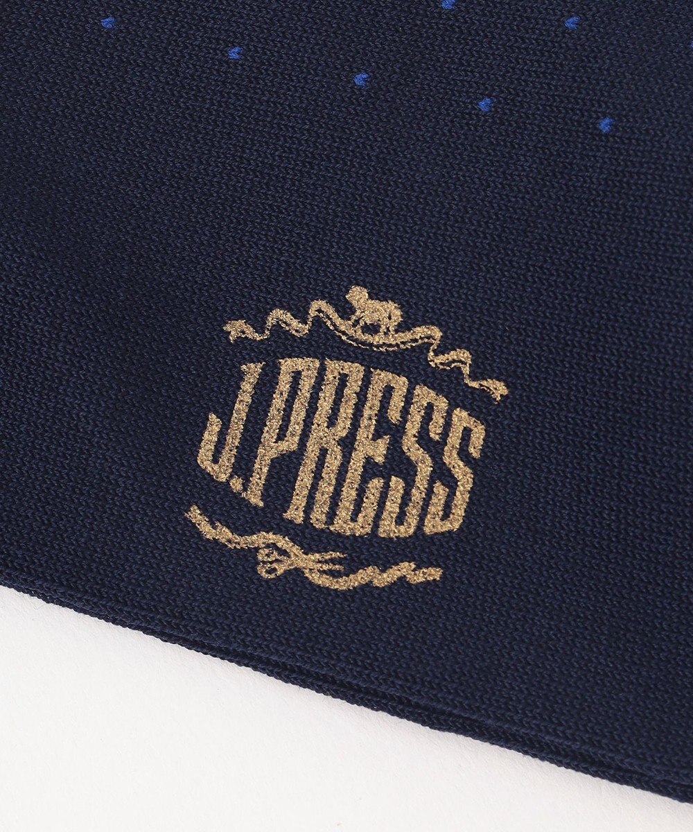 J.PRESS MEN 【定番】ハイゲージピンドットソックス 