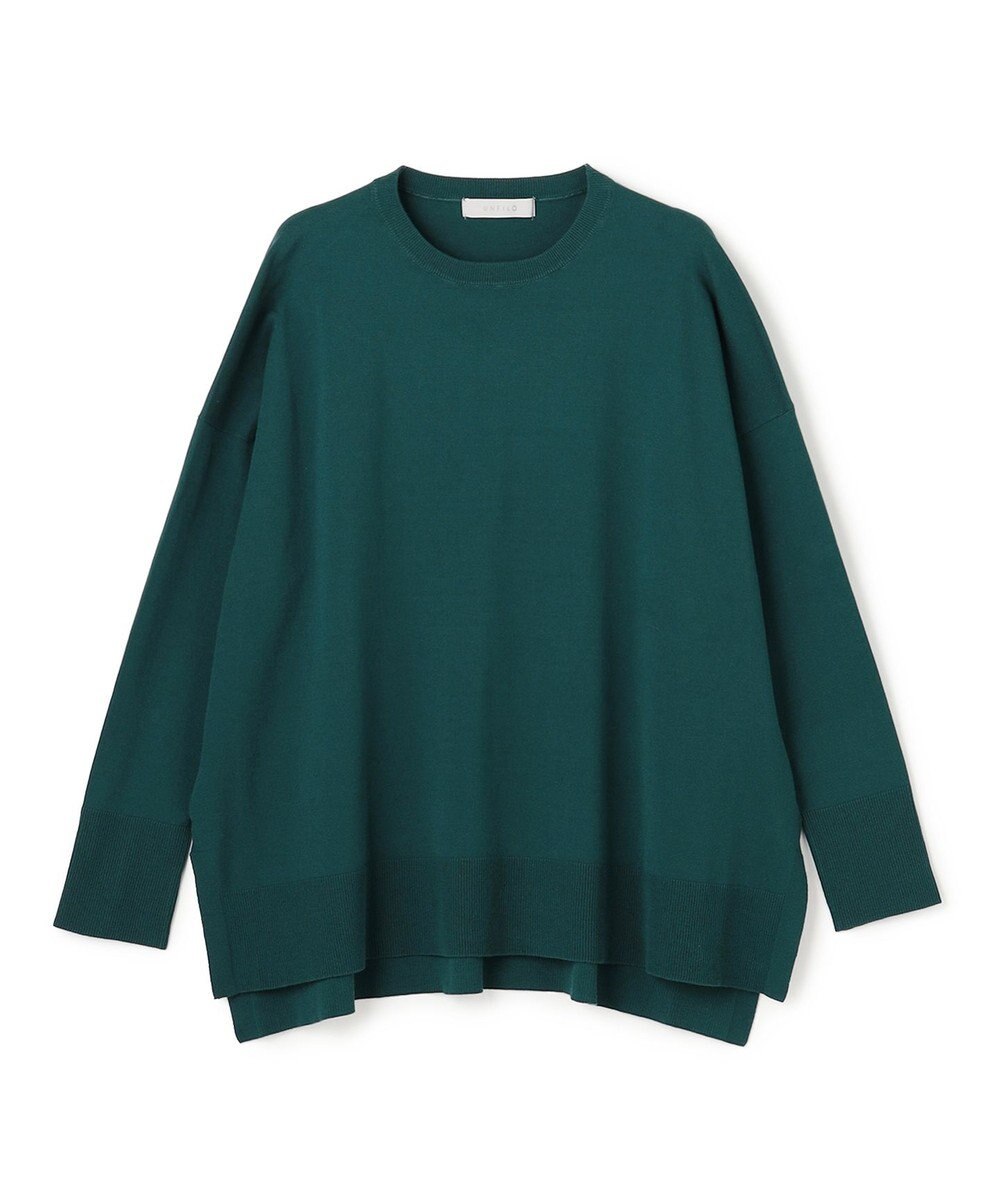 UNFILO L マイビューティニット ワイドクルーネック 