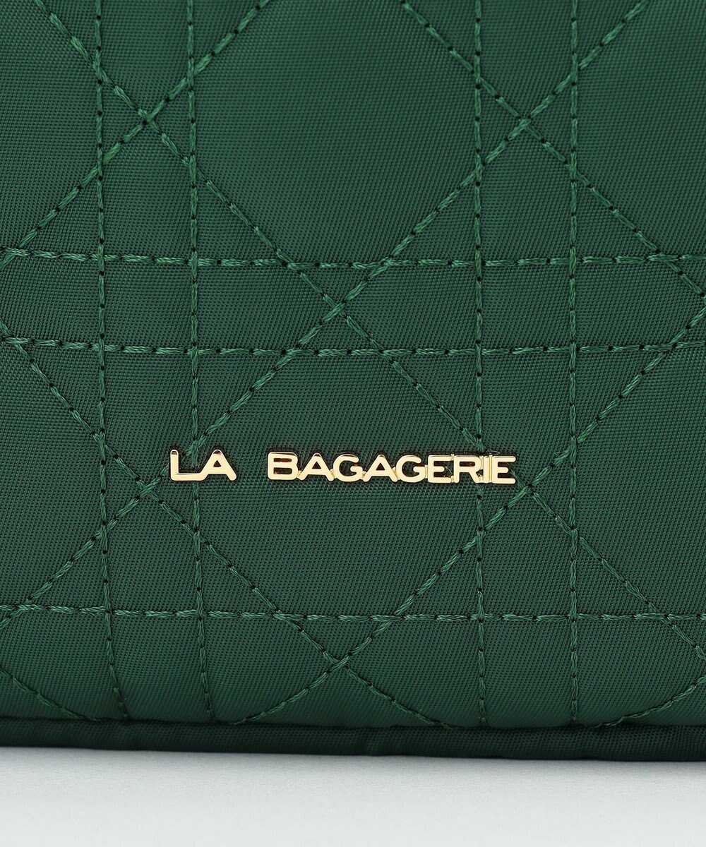 LA BAGAGERIE グリッドキルティングショルダー 