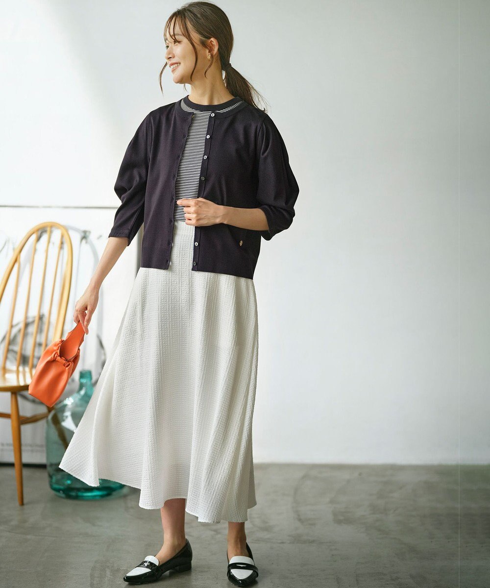 組曲 L 【WEB限定】セーターマシーン 半袖ニットTシャツ 