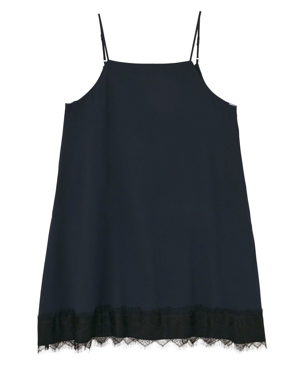 YECCA VECCA レースサテンキャミチュニック 