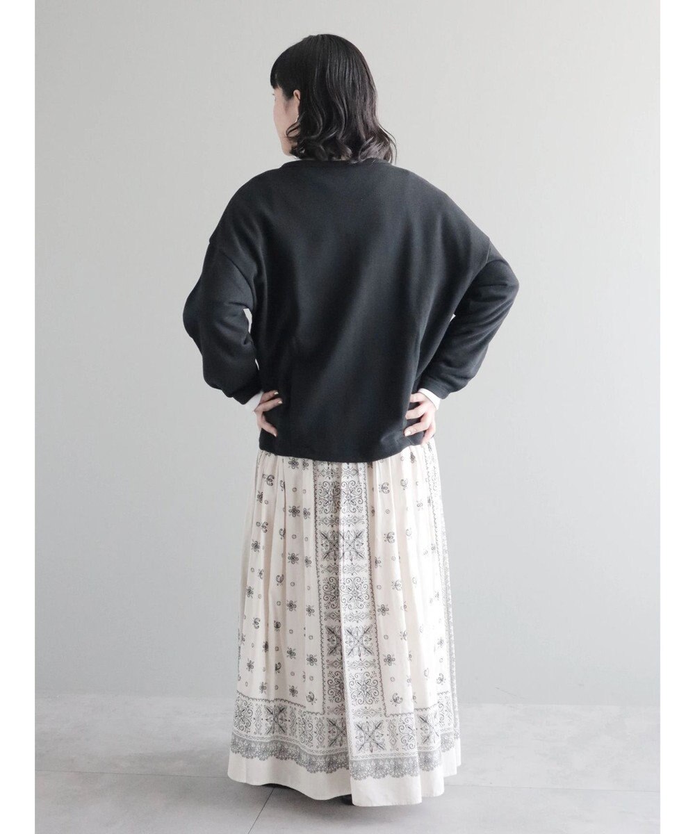 CRAFT STANDARD BOUTIQUE パネル柄マキシギャザースカート 