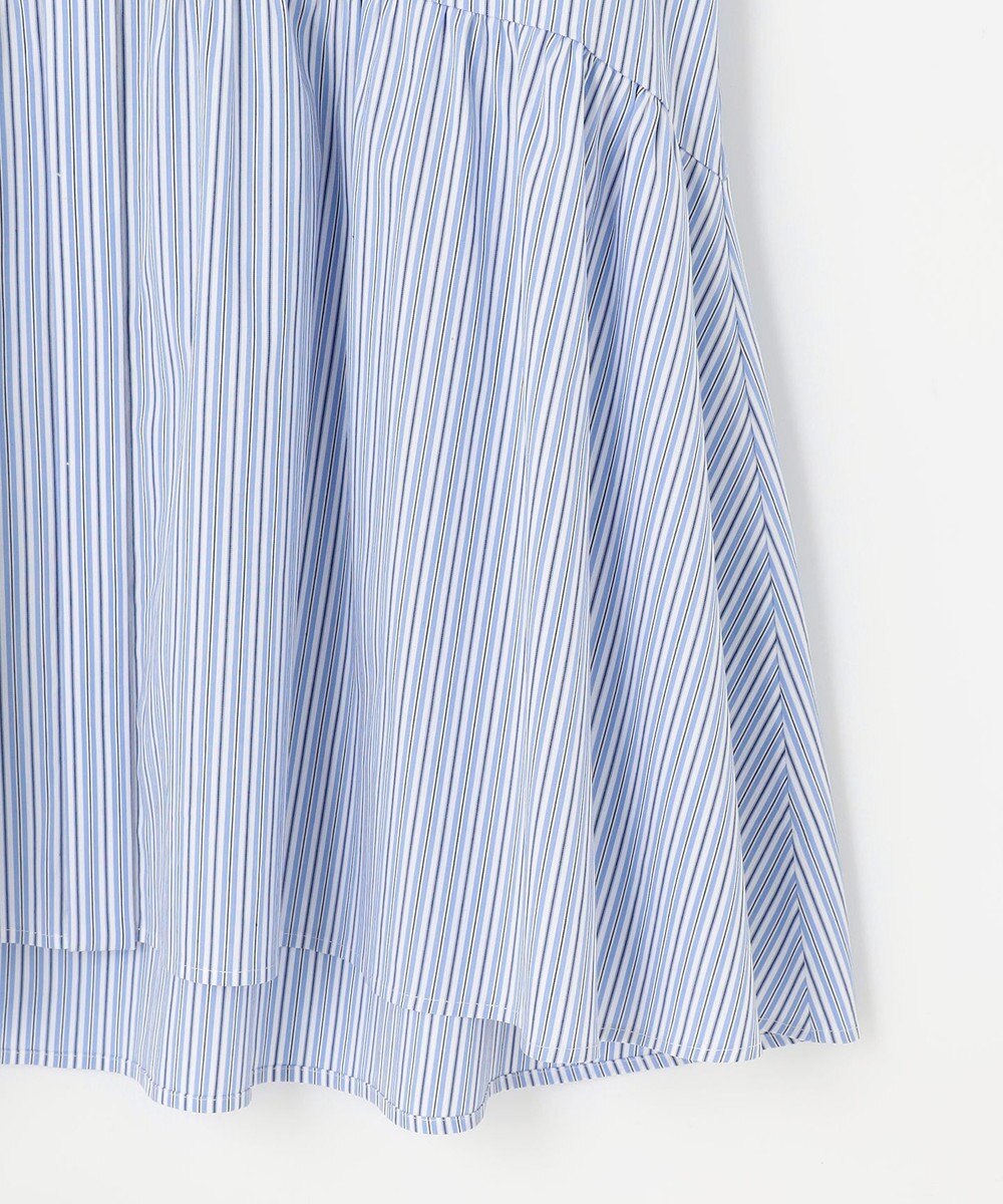 組曲 L 【WEB限定】コンパクトシャーティング ペプラムブラウス 