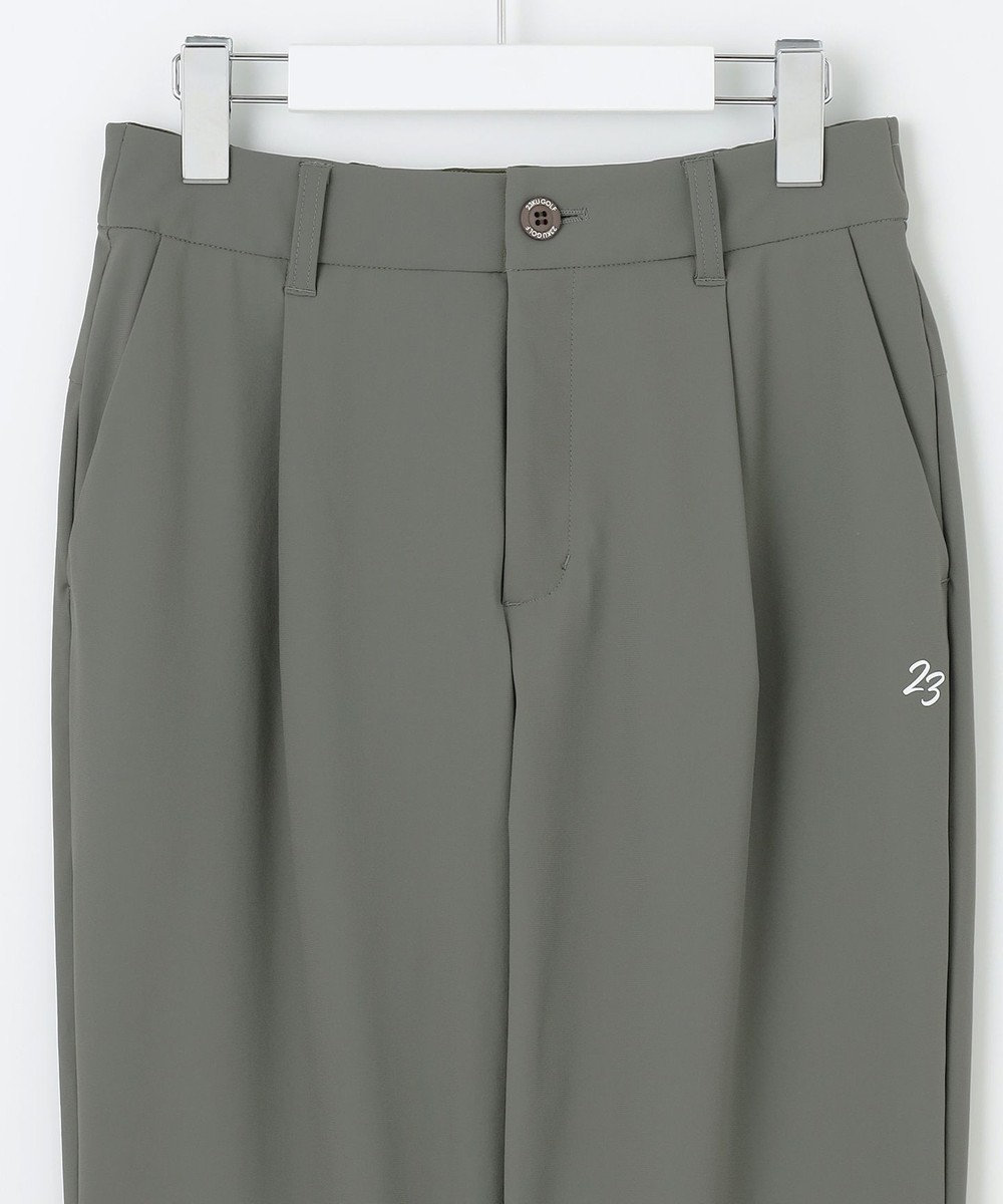 23区GOLF 【WOMEN】【接触冷感/UVケア/ストレッチ】タック テーパードパンツ 