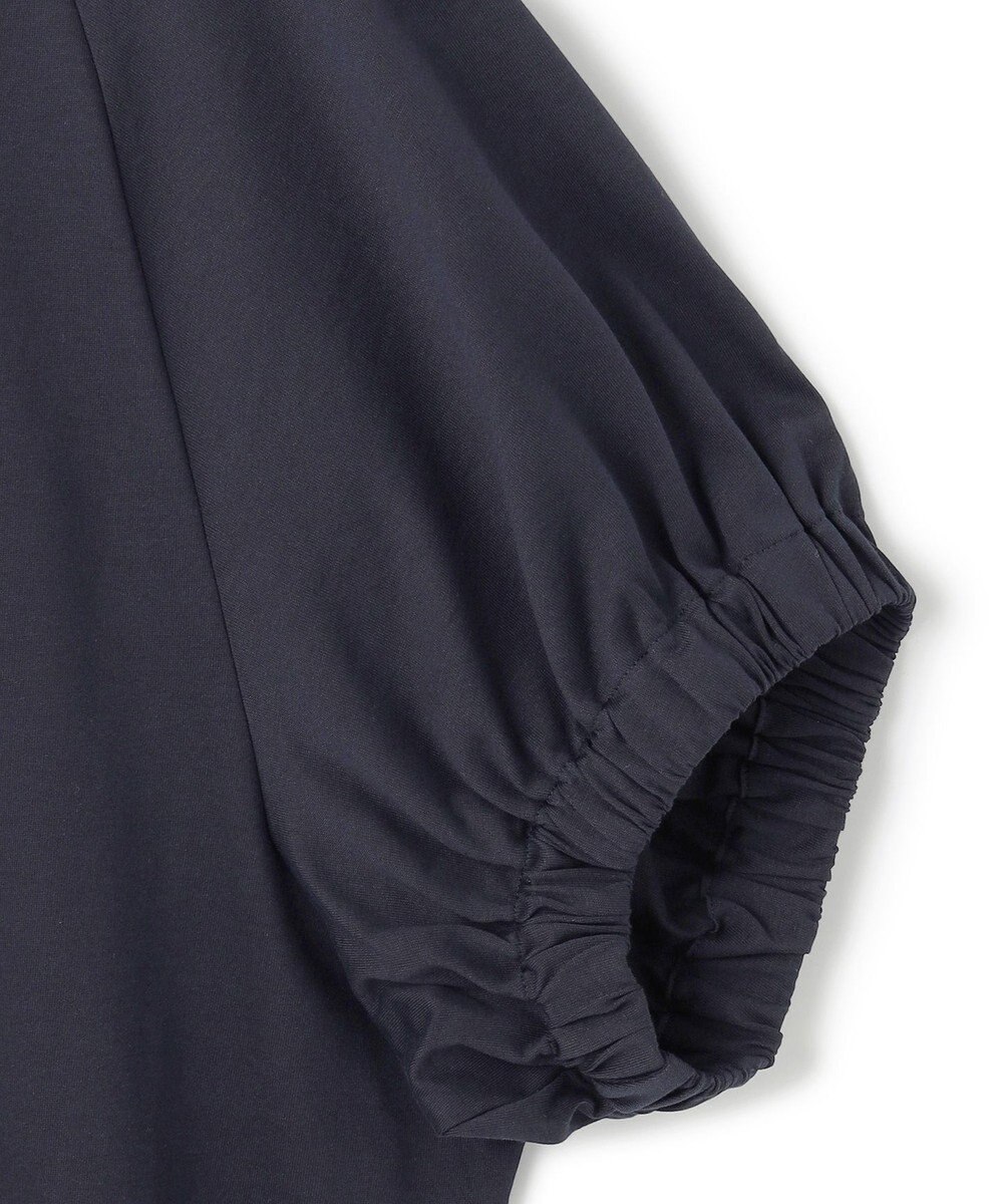 BEIGE， 【洗える】STOCK / オーガニックコットン半袖ギャザートップス 