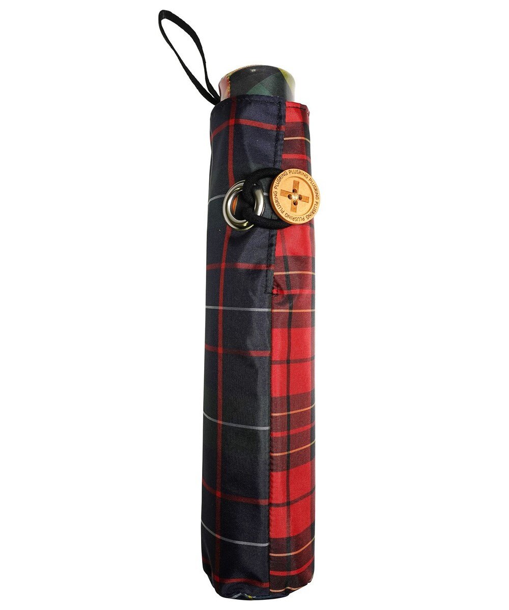 +RING UNISEX プラスリング 簡単開閉式折傘55cm CHK T1399 