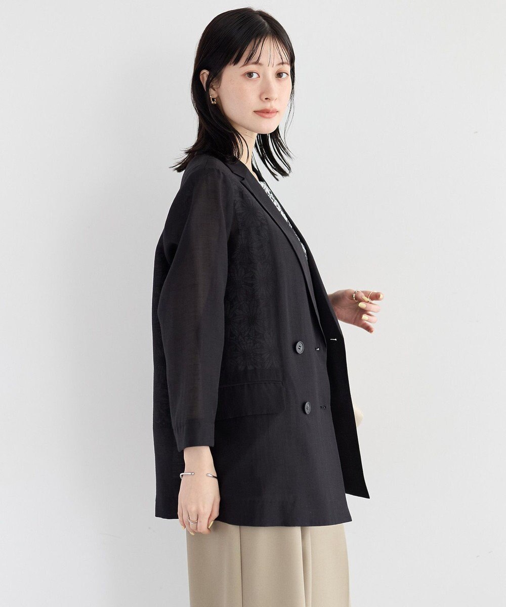 YECCA VECCA シアーテーラードジャケット 