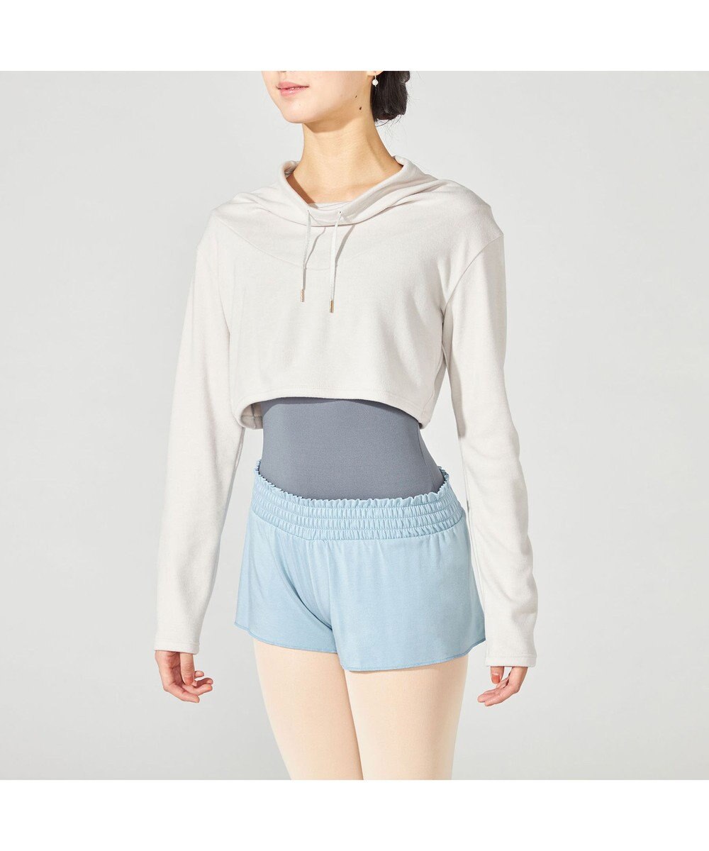 Chacott ハイネックショートトップ 