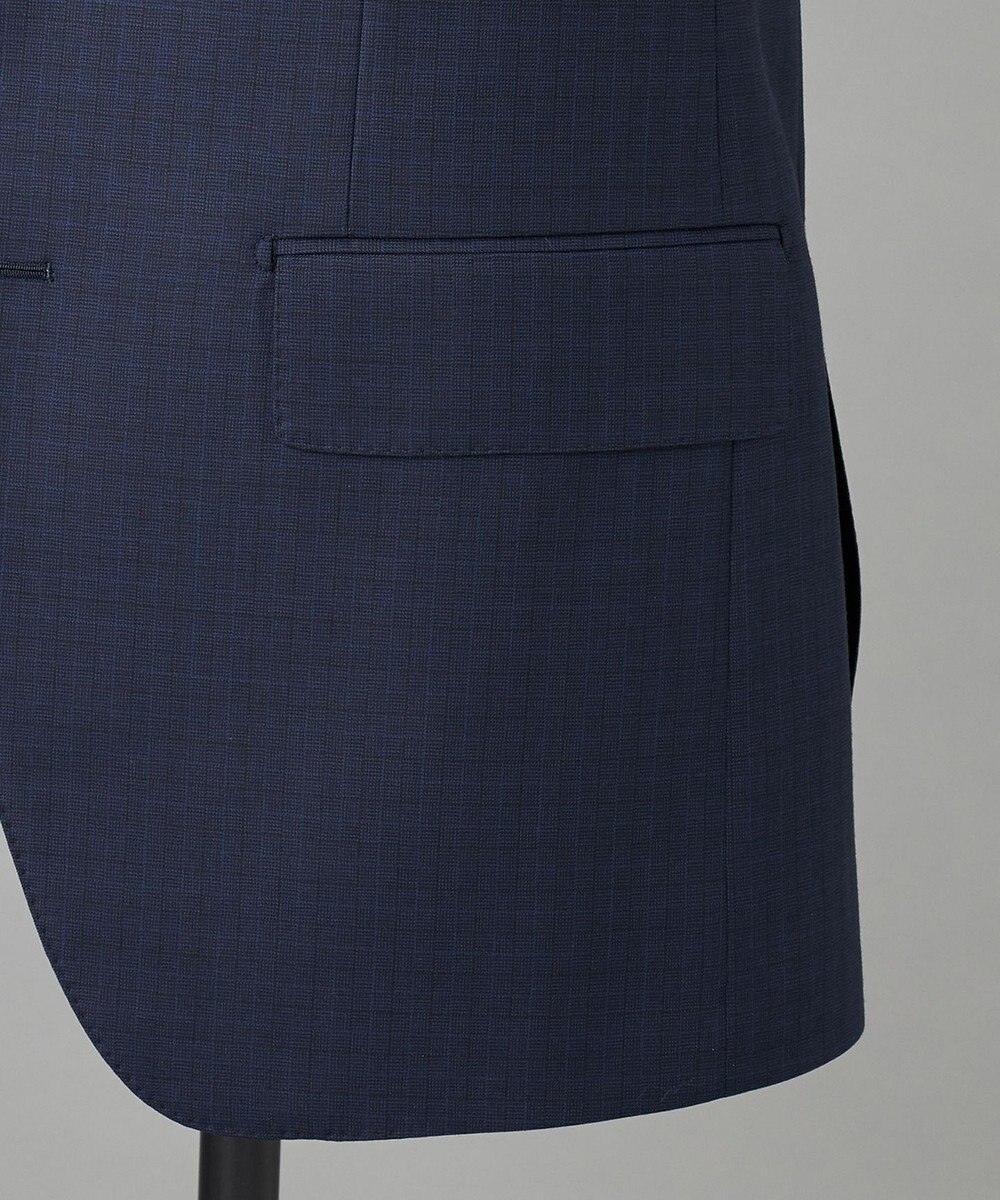 GOTAIRIKU WEB&一部店舗限定【DORMEUIL/ドーメル】IMPERIALJADE/インペリアルジェイド 通年 3ピーススーツ（ネイビー×格子） 