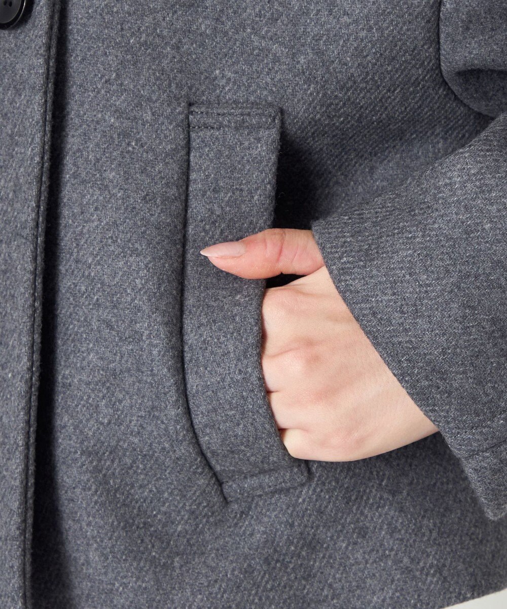 NAVE 【Nave】ダブルメルトン ショートPコート 