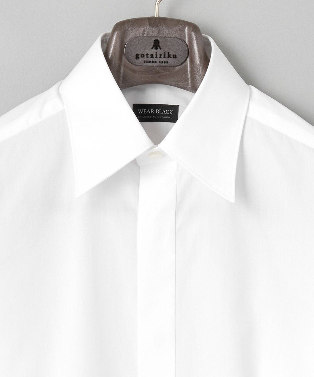 GOTAIRIKU 【WEAR BLACK】レギュラーカラー ダブルカフス ドレスシャツ 