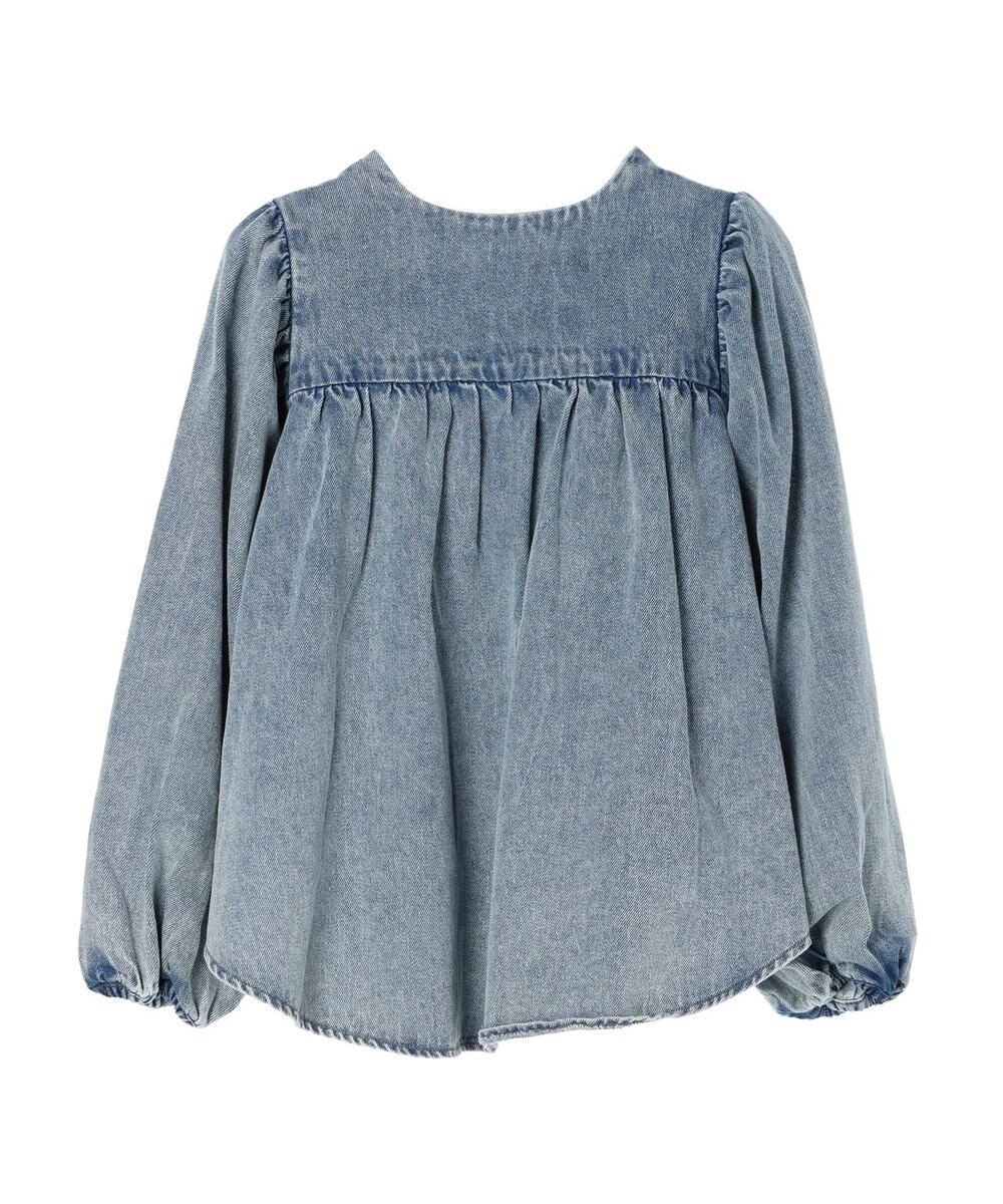 CRAFT STANDARD BOUTIQUE デニムギャザーヨークブラウス 