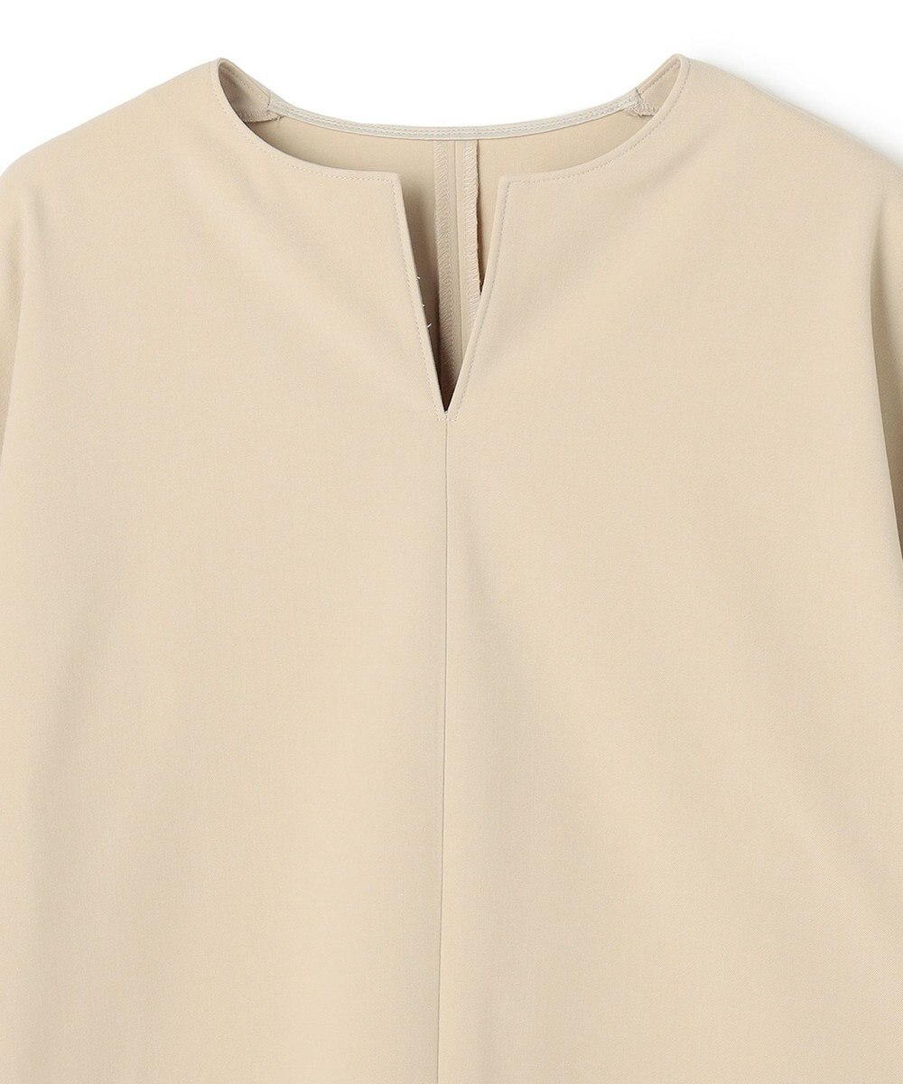 UNFILO マイビューティ キーネックブラウス 