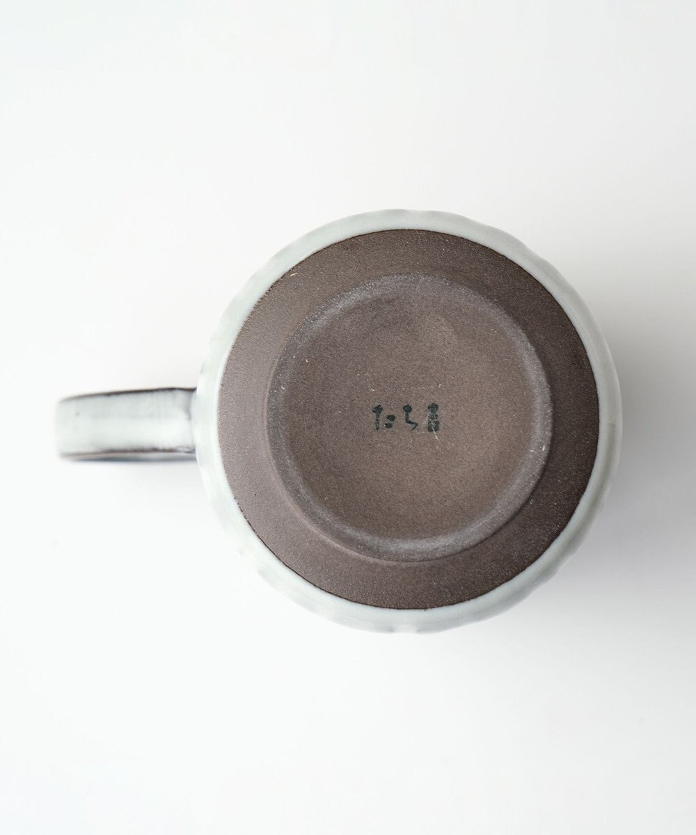 たち吉 【たち吉】粉引しのぎマグ（ストライプ）〈１個〉波佐見焼 