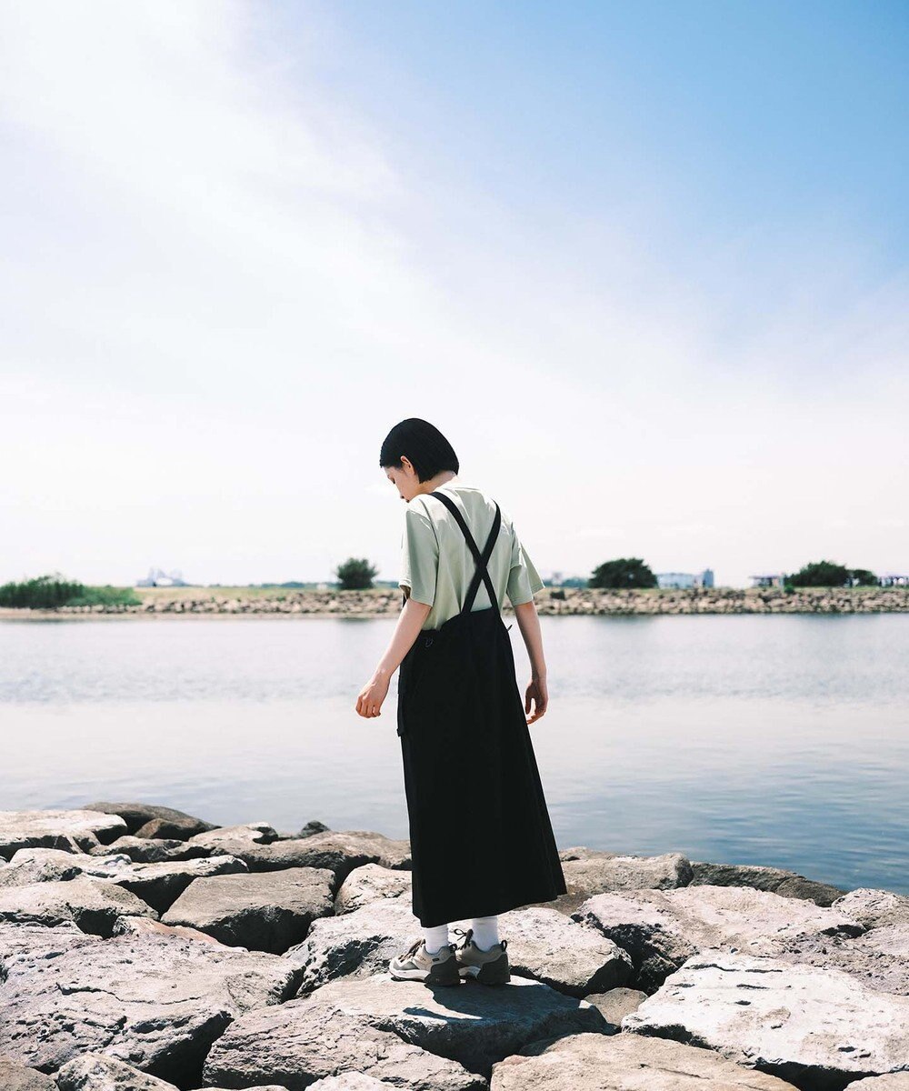 SHARE PARK LADIES 【撥水・UVカット・ストレッチ・軽量 】ナイロンジャンパースカート（S・Mサイズ） 