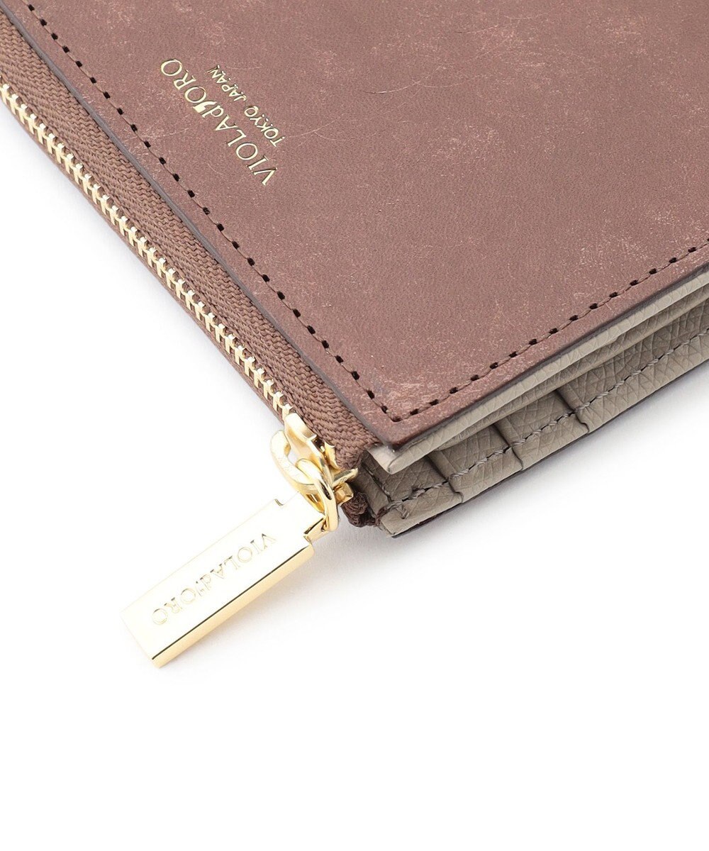 23区 VIOLAd'ORO L字ファスナー コンパクト ウォレット 