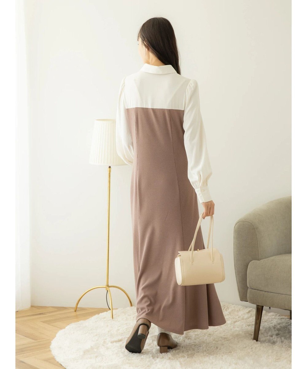 earth music&ecology ビスチェ風ドッキングワンピース 