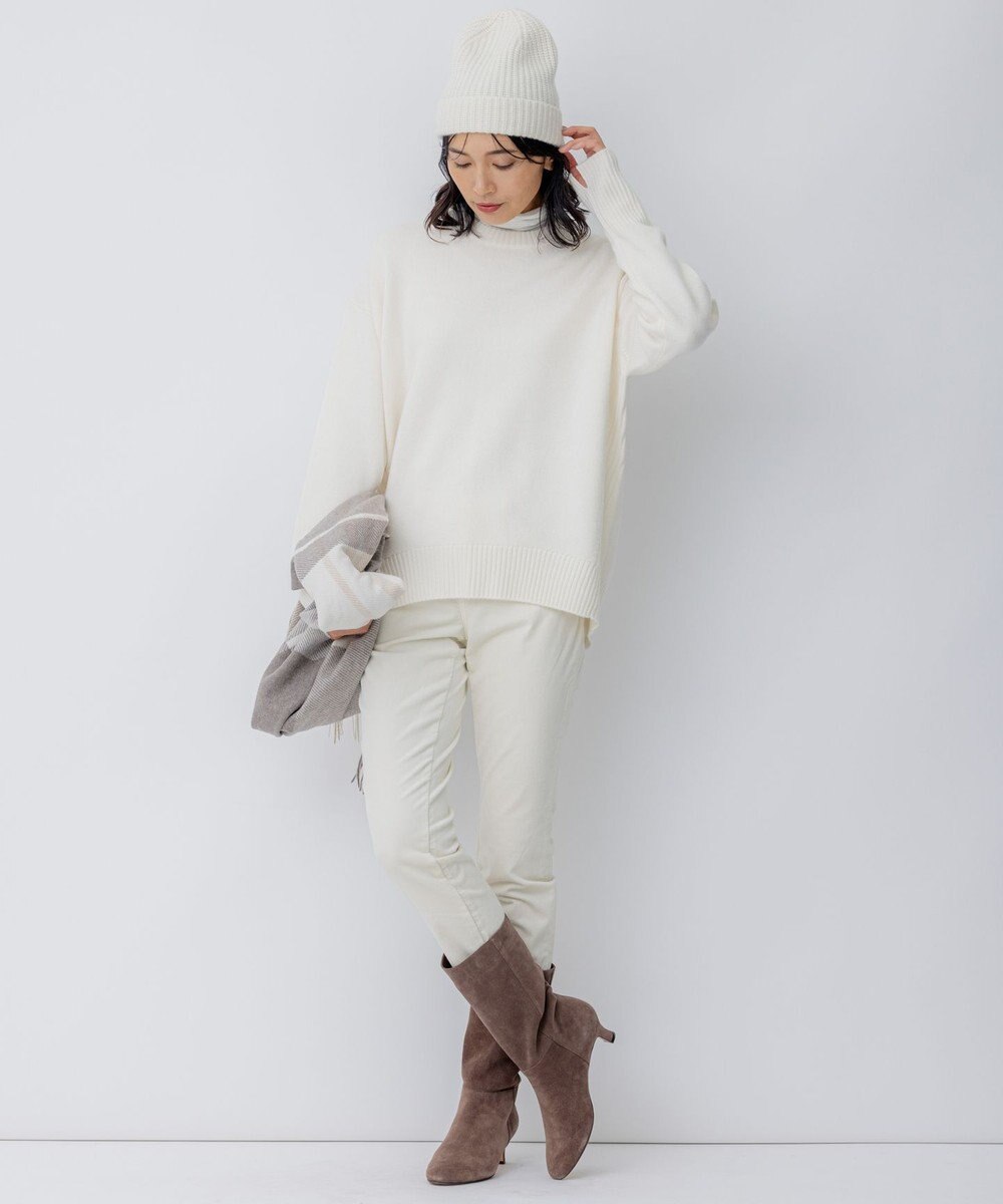 23区 【洗える】23区DENIM ベルベットストレッチ スキニーパンツ 