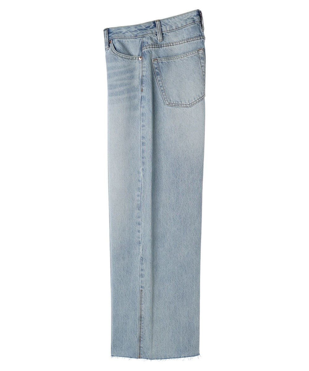 earth music&ecology セルフカットワイドデニムパンツ 