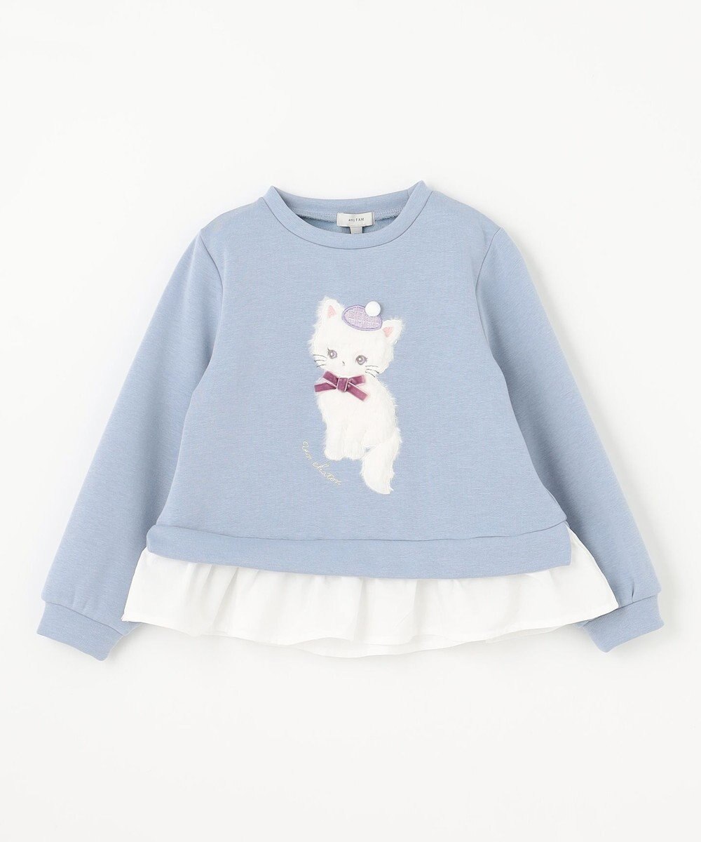 ANY KIDS 裏シャギーレイヤード風トレーナー 