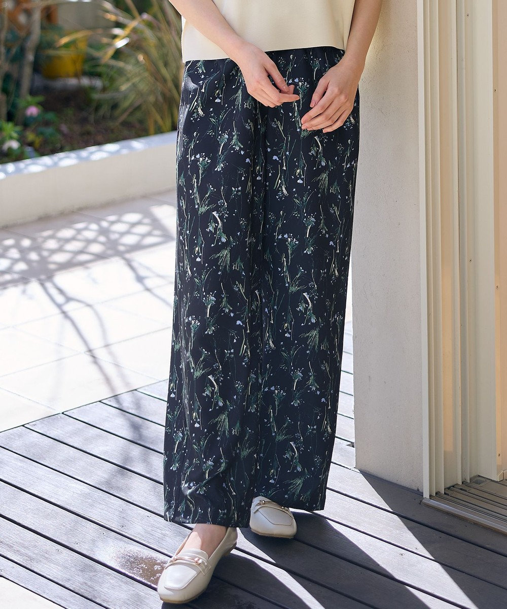 ANY 【ウエストゴム】プリントパンツ 