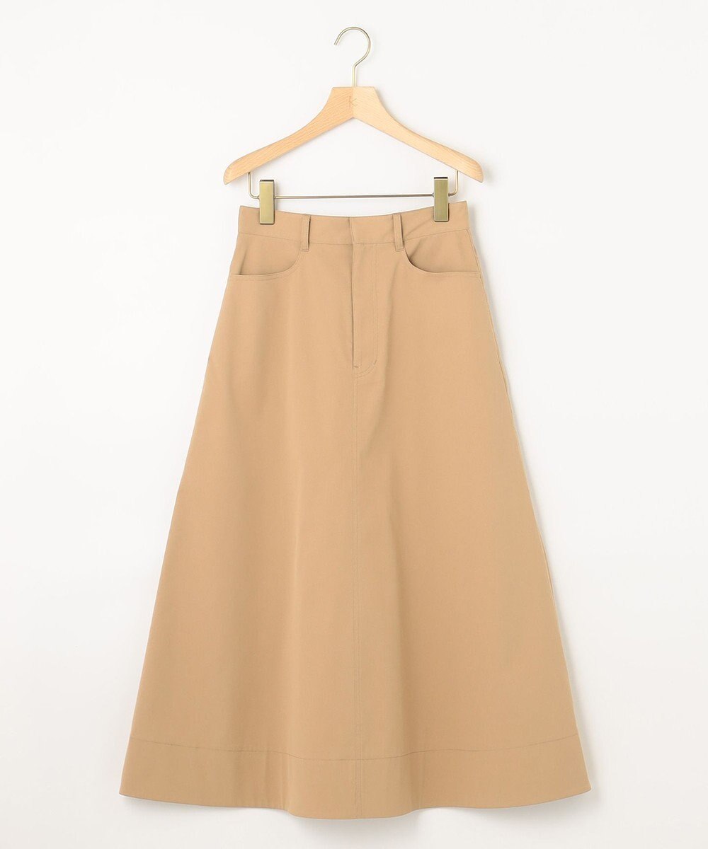 組曲 【ストレッチ・イージーケア】ハイウエストチノ スカート 