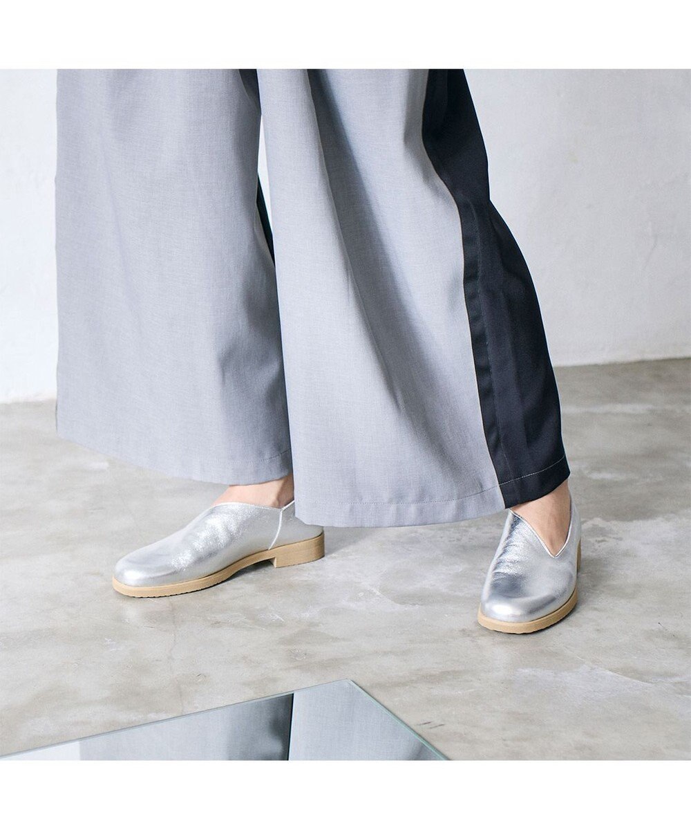 MODE ET JACOMO <D'ICI>カットラインミドルヒールシューズ 