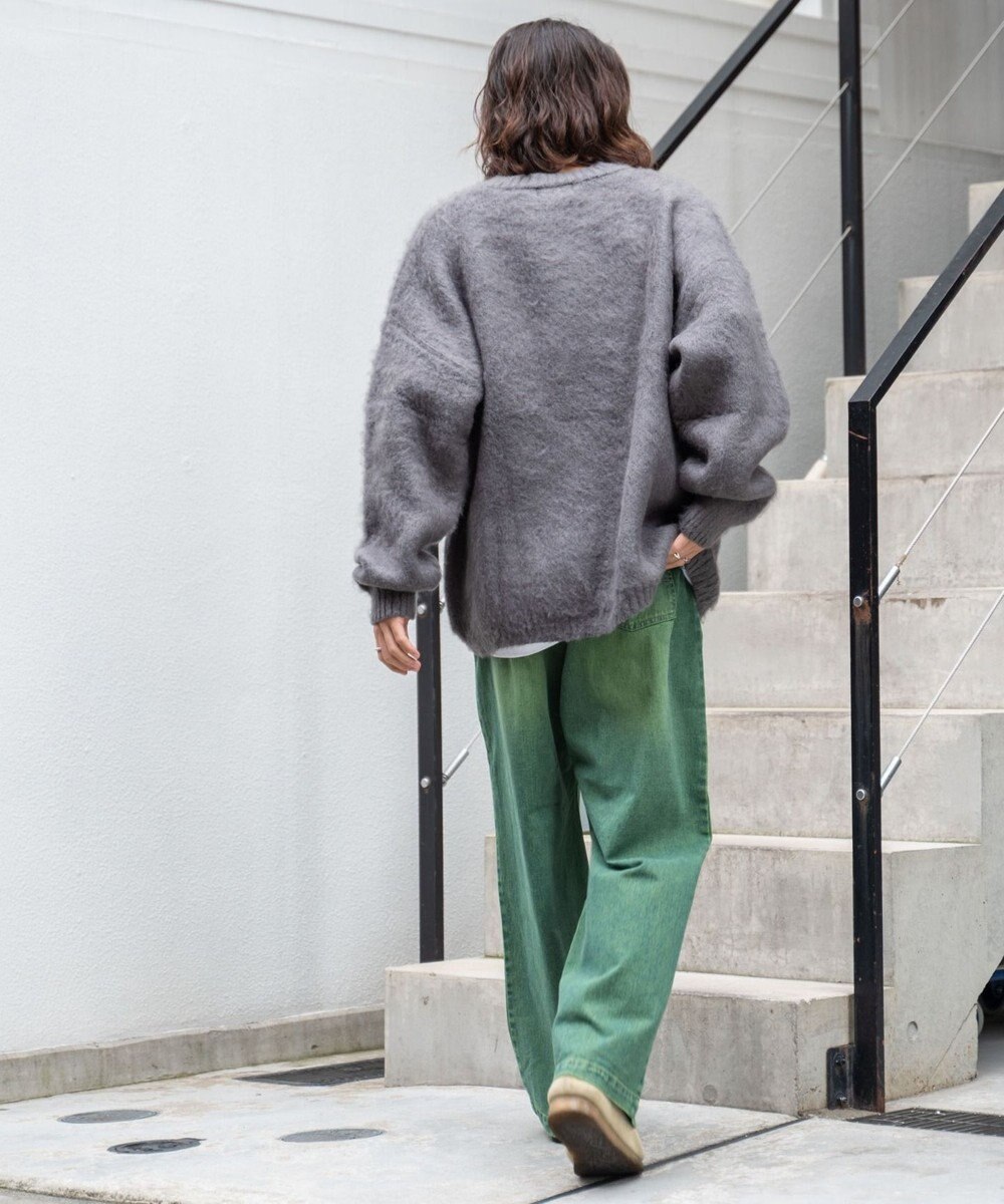 WEGO スケーターズ　タックワイドデニムパンツ 