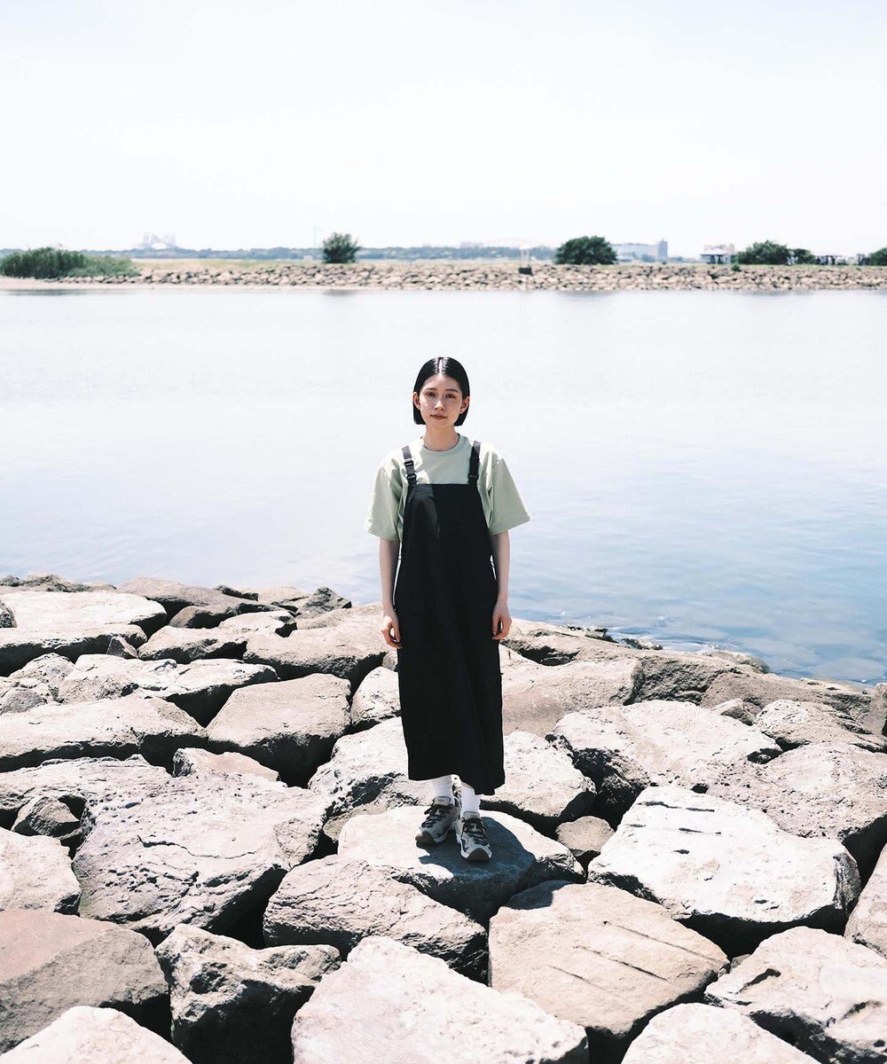 SHARE PARK LADIES 【撥水・UVカット・ストレッチ・軽量 】ナイロンジャンパースカート（S・Mサイズ） 