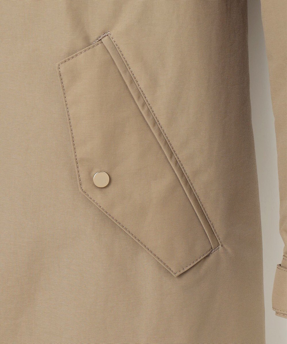 J.PRESS LADIES 【洗える】スパンライクナイロンタッサー フーデット コート 