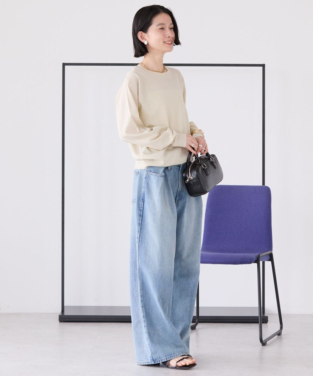 AMERICAN HOLIC タックワイドデニム 