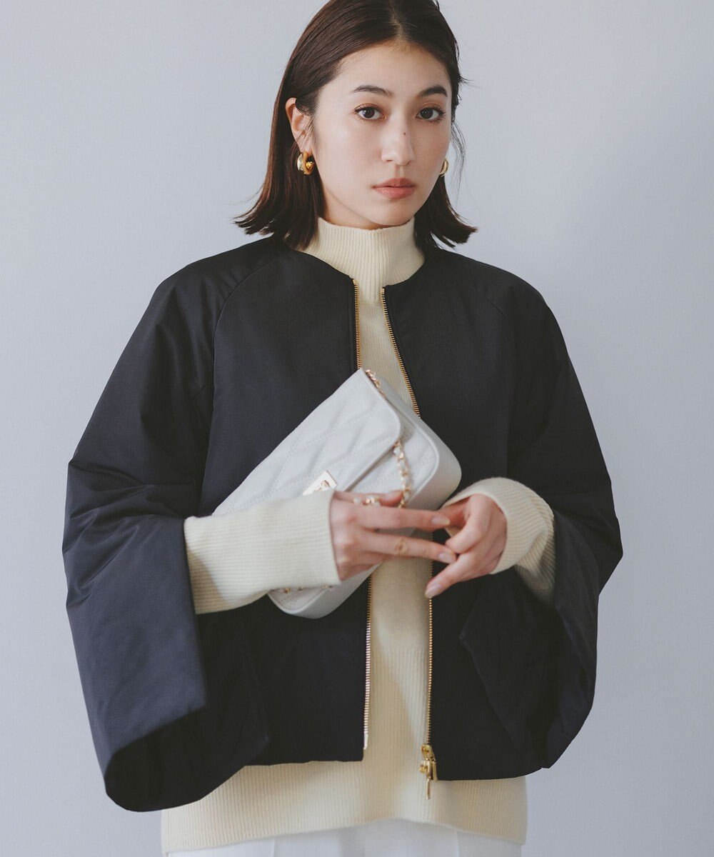 自由区 L 【WEB限定カラーあり・洗える】ウールカシミヤブレンドハイネック ニット 