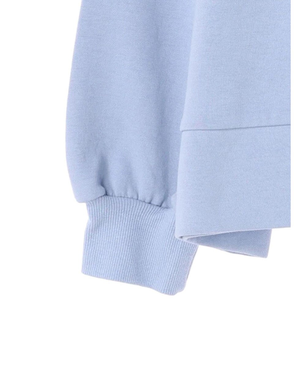 earth music&ecology サイドボタンダンボールプルオーバー 