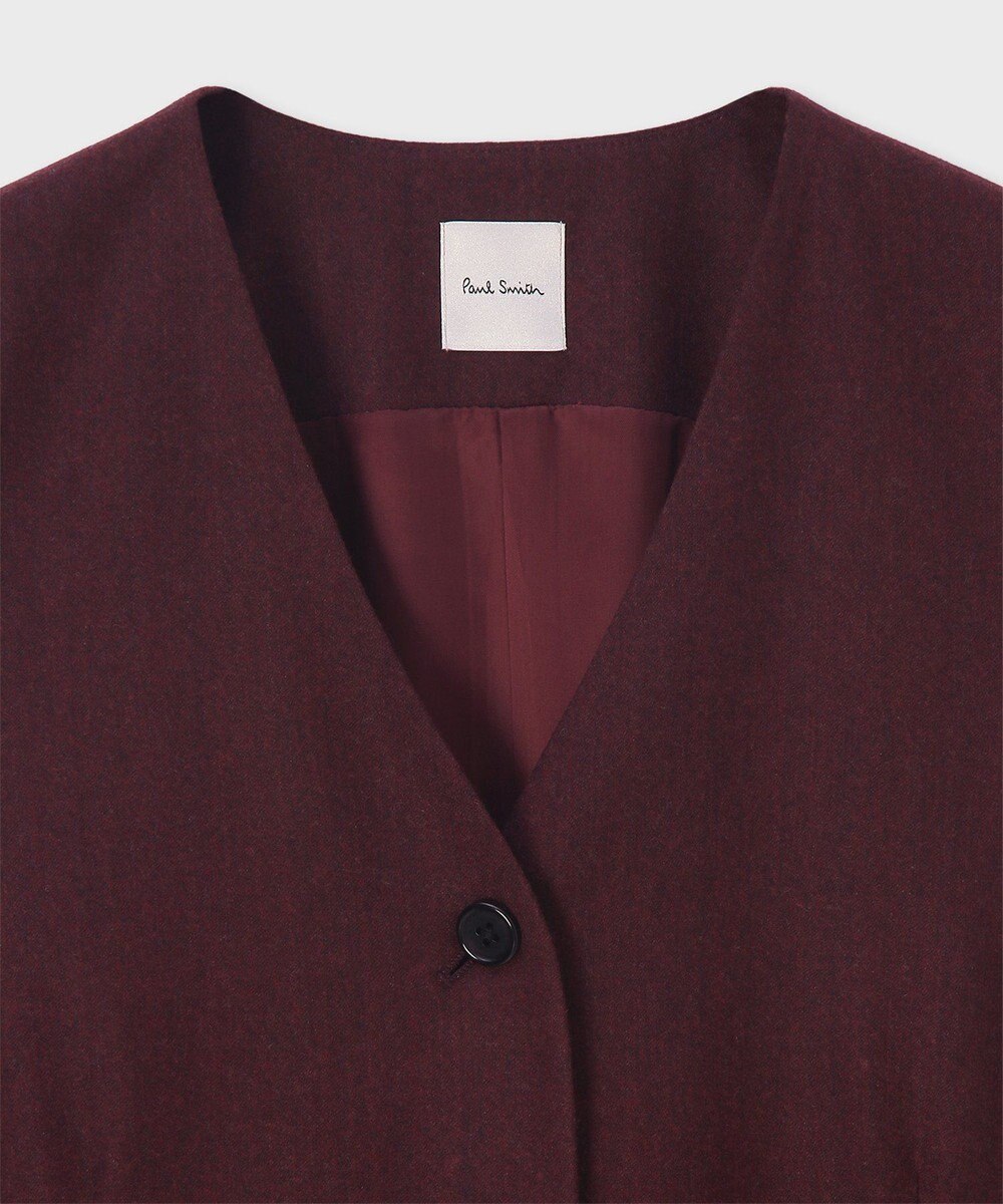 Paul Smith カシミアブレンド フランネル ジャンパースカート 