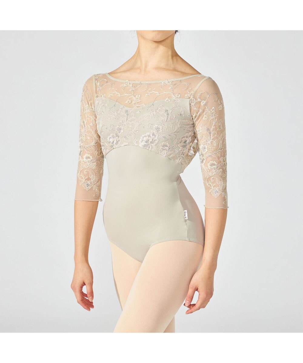 Chacott 【Nela ライン】6分袖レオタード 