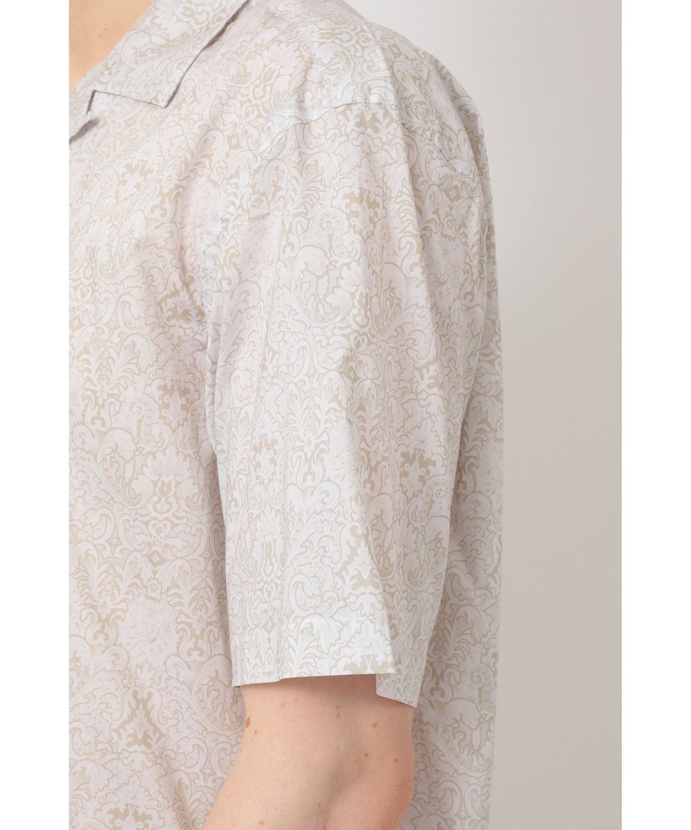 DAKS リバティプリント オープンカラーシャツ 