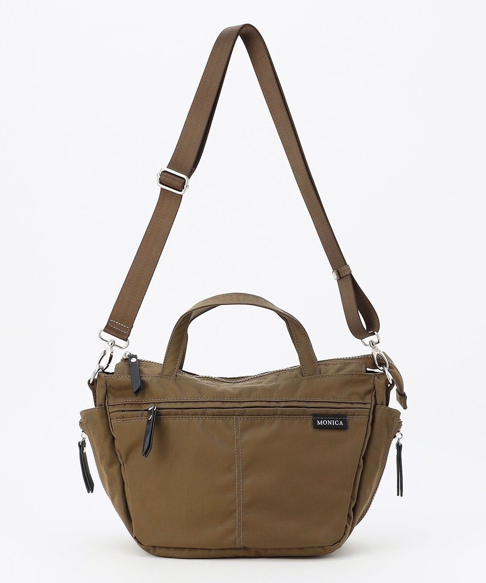LA BAGAGERIE 【MONICA】サイドジップ2WAYトートバッグ 