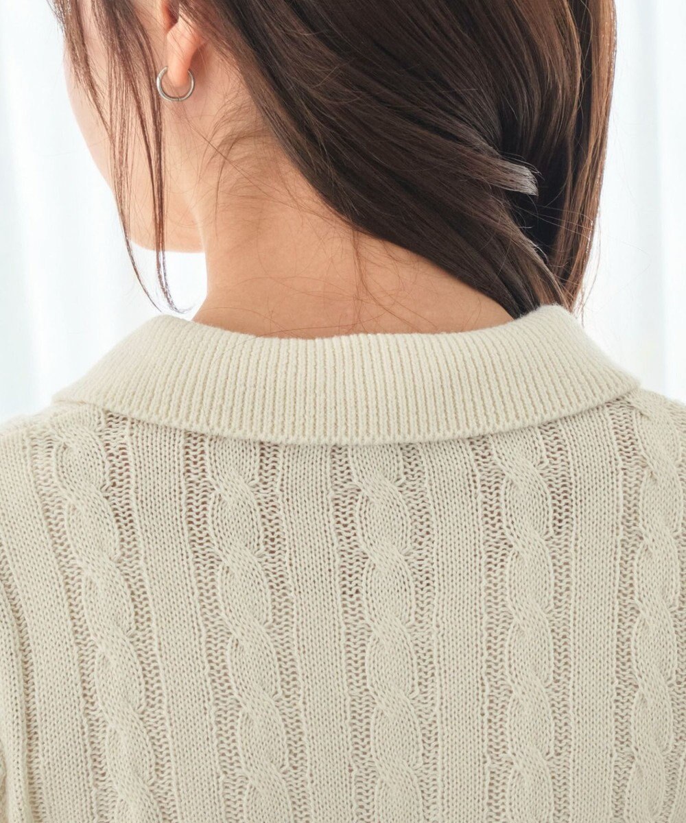 WEGO 別注USPOLO　ケーブルニットポロ 