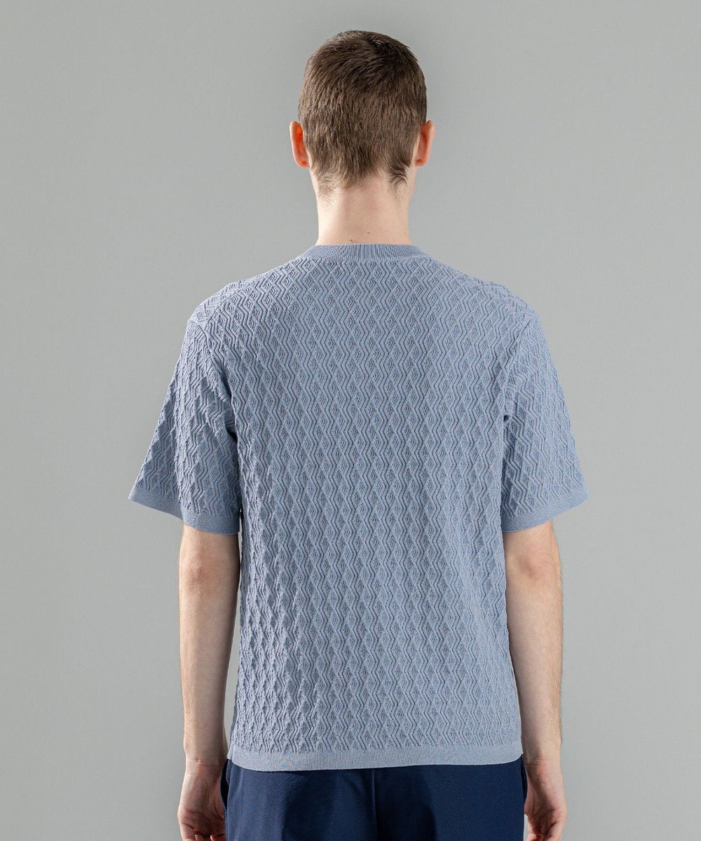 JOSEPH HOMME 【洗える】ドライコットンリンクス　半袖クルーネックニット 