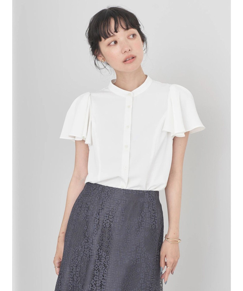 earth music&ecology ラッフルブラウス 