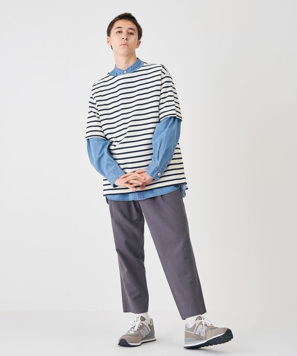 J.PRESS YORK STREET 【UNISEX】天竺ボーダーTシャツ 